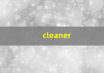 /cleaner