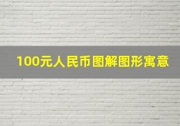 100元人民币图解图形寓意