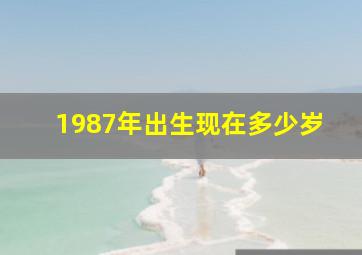 1987年出生现在多少岁