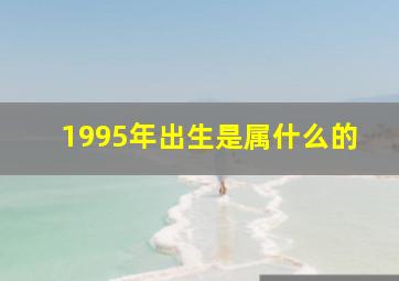 1995年出生是属什么的