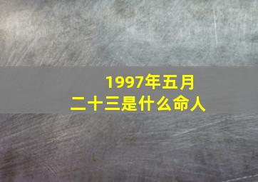 1997年五月二十三是什么命人