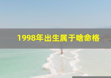 1998年出生属于啥命格