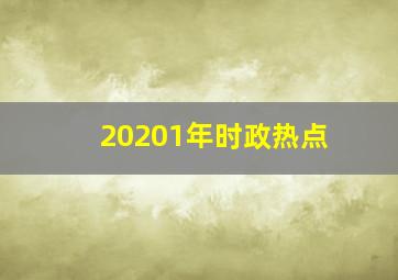 20201年时政热点