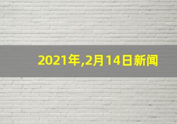 2021年,2月14日新闻