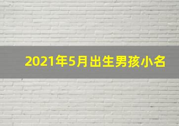 2021年5月出生男孩小名