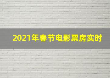 2021年春节电影票房实时