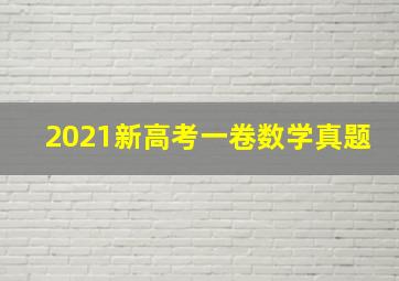 2021新高考一卷数学真题