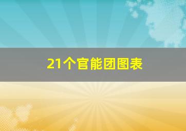 21个官能团图表