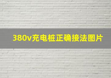 380v充电桩正确接法图片