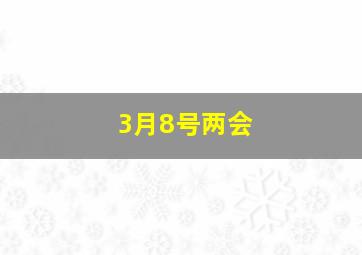 3月8号两会