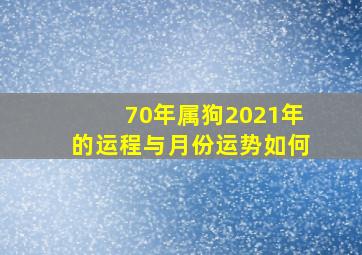 70年属狗2021年的运程与月份运势如何