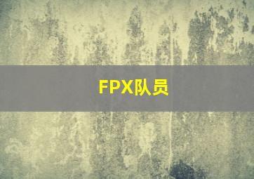 FPX队员