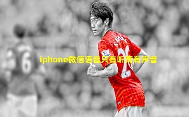 iphone微信语音只有听筒有声音