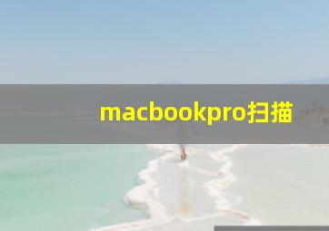 macbookpro扫描