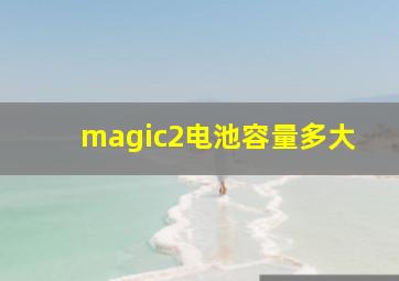 magic2电池容量多大