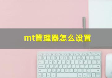 mt管理器怎么设置