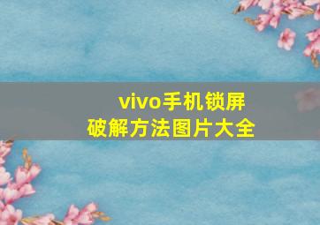 vivo手机锁屏破解方法图片大全