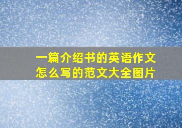 一篇介绍书的英语作文怎么写的范文大全图片