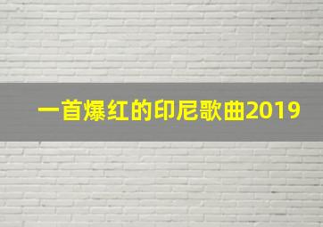 一首爆红的印尼歌曲2019