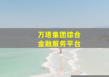 万塔集团综合金融服务平台