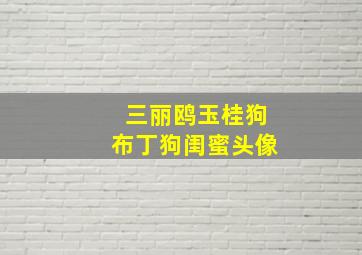 三丽鸥玉桂狗布丁狗闺蜜头像