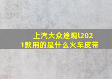 上汽大众途观l2021款用的是什么火车皮带