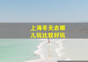 上海冬天去哪儿玩比较好玩