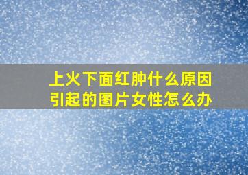 上火下面红肿什么原因引起的图片女性怎么办