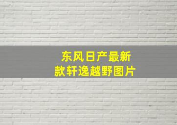 东风日产最新款轩逸越野图片