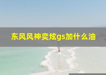 东风风神奕炫gs加什么油