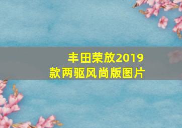 丰田荣放2019款两驱风尚版图片