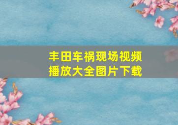 丰田车祸现场视频播放大全图片下载