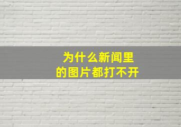 为什么新闻里的图片都打不开