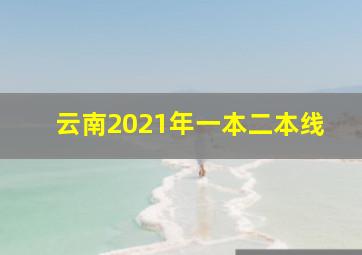 云南2021年一本二本线