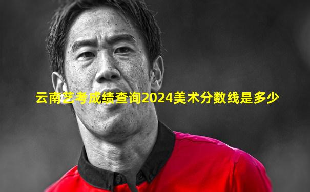 云南艺考成绩查询2024美术分数线是多少