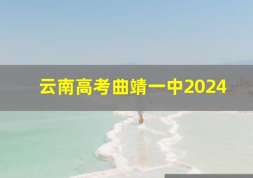 云南高考曲靖一中2024