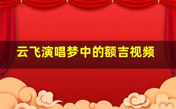 云飞演唱梦中的额吉视频