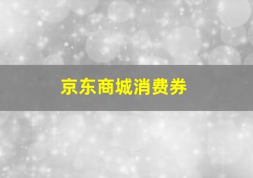 京东商城消费券