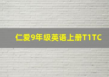 仁爱9年级英语上册T1TC