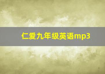 仁爱九年级英语mp3