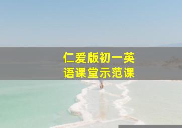 仁爱版初一英语课堂示范课