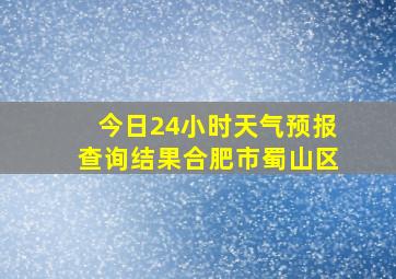 今日24小时天气预报查询结果合肥市蜀山区