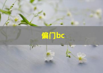 偏门bc