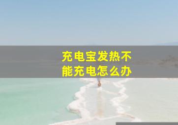 充电宝发热不能充电怎么办