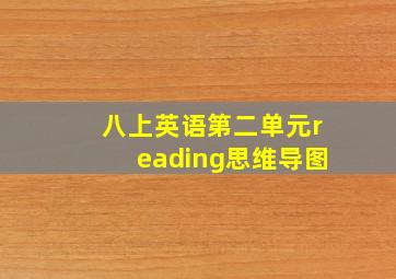 八上英语第二单元reading思维导图