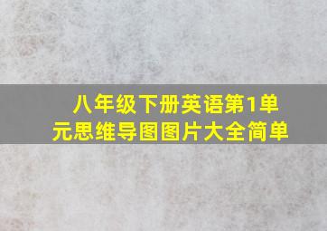 八年级下册英语第1单元思维导图图片大全简单