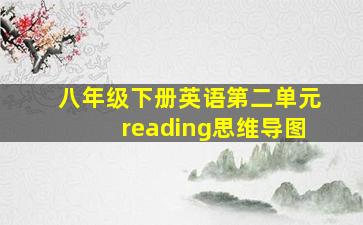 八年级下册英语第二单元reading思维导图