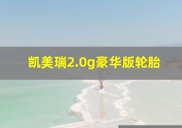 凯美瑞2.0g豪华版轮胎