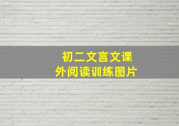 初二文言文课外阅读训练图片