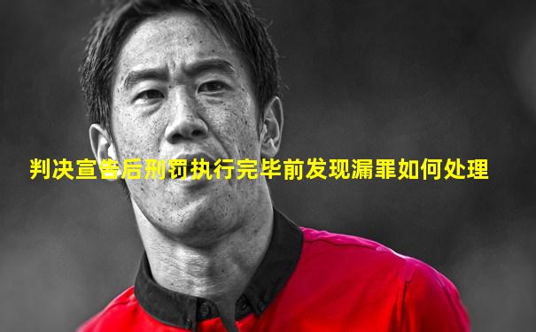 判决宣告后刑罚执行完毕前发现漏罪如何处理